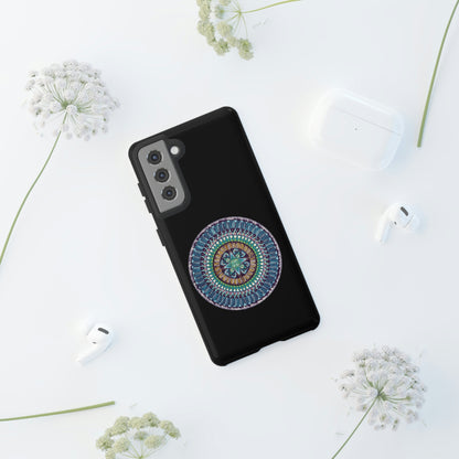 "AquilazurA Kryst'dala" Art Phone Armor - Blue Flame Array Phone Case