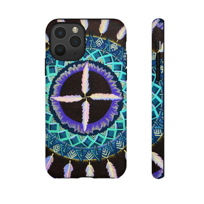 "Cuatro Vientos" Art Phone Armor - Blue Flame Array iPhone 11 Pro / Matte Phone Case