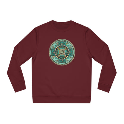 "Hojachakana" Lords & Ladies Organic Sweatshirt - Blue Flame Array Sweatshirt