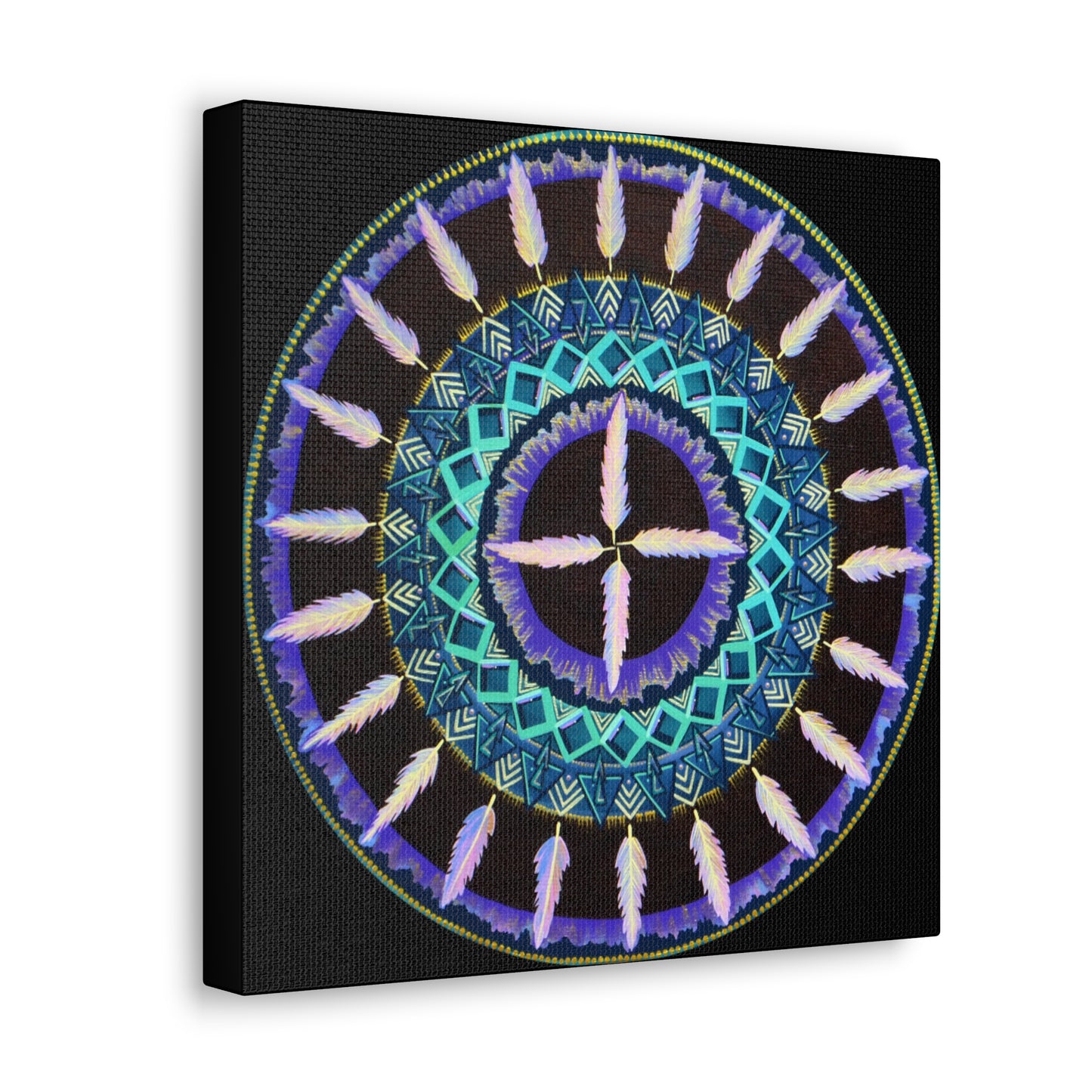 "Cuatro Vientos" Canvas Gallery Wraps - Blue Flame Array Canvas