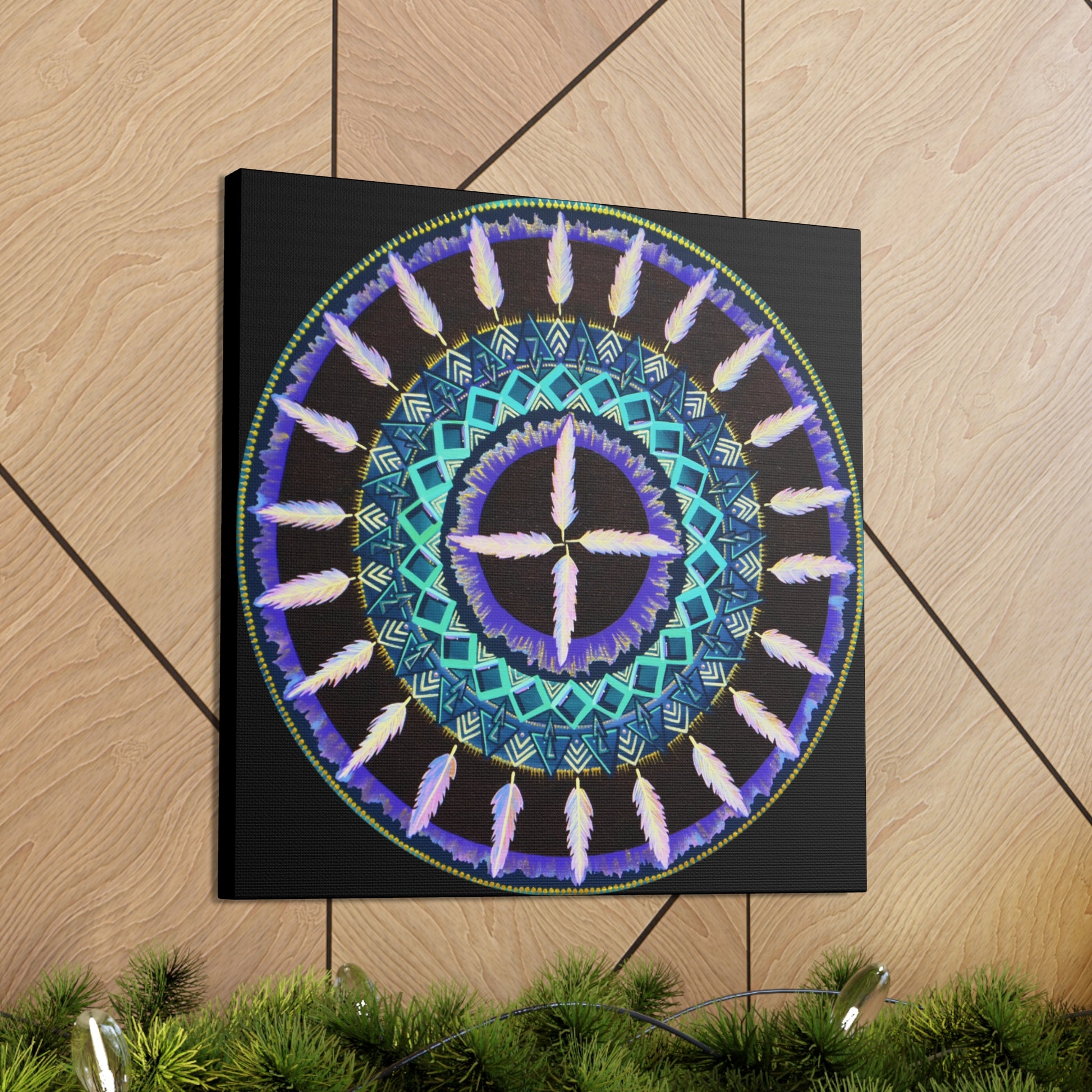 "Cuatro Vientos" Canvas Gallery Wraps - Blue Flame Array Canvas