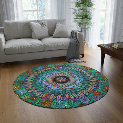 "Mandalavida" Mandala Rug