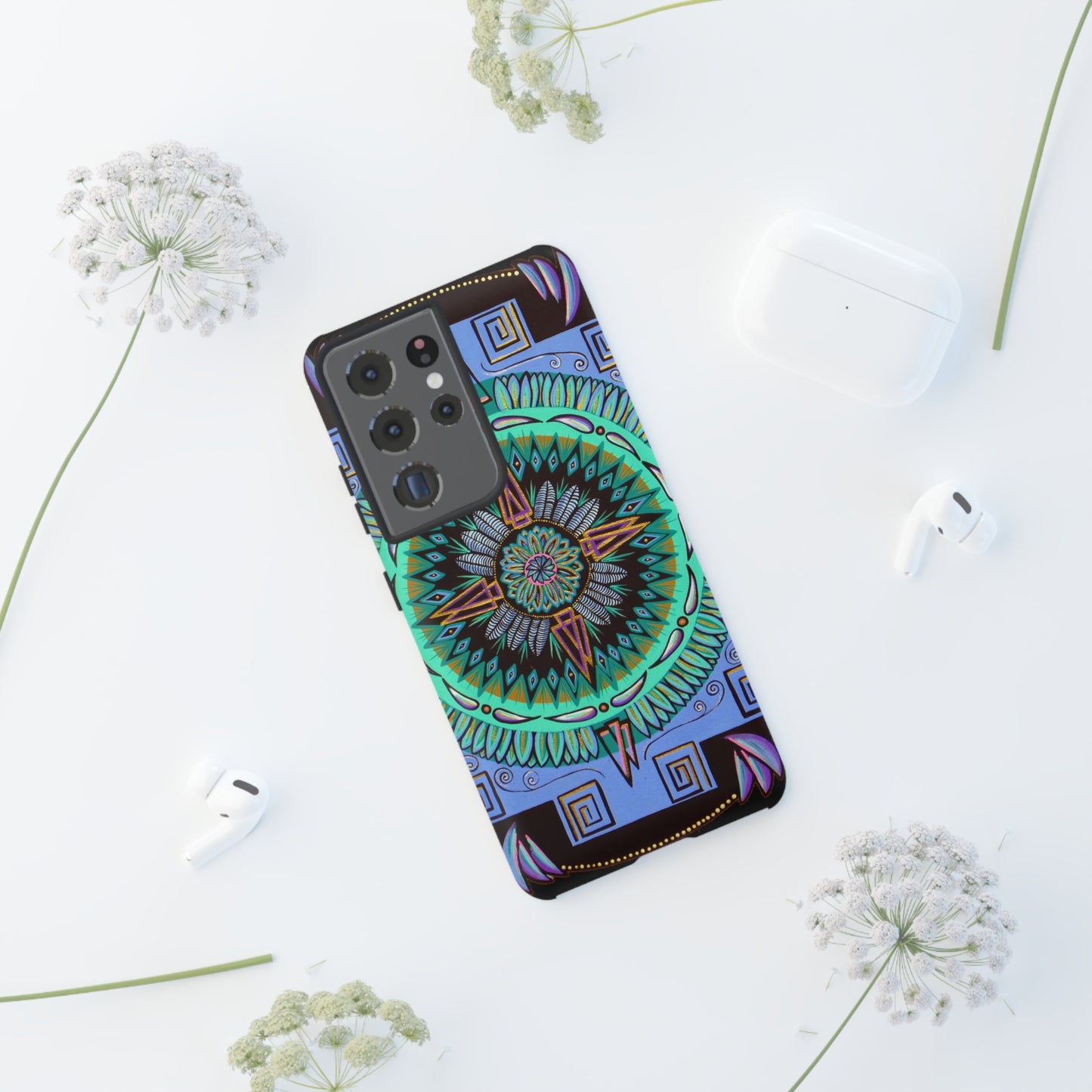 "Plumachakana" Art Phone Armor