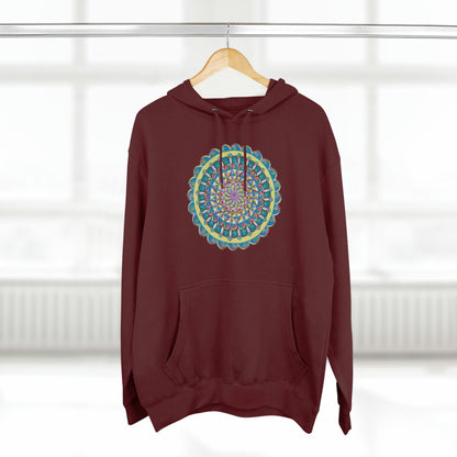 "Almandalayana" Lords & Ladies Pullover Hoodie - Blue Flame Array Hoodie