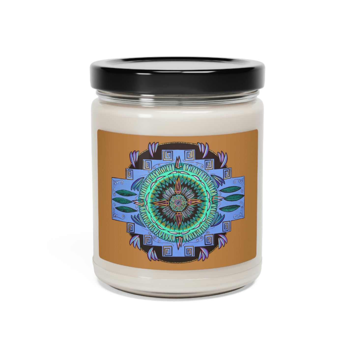 "Plumachakana" Scented Soy Candle - Blue Flame Array Home Decor