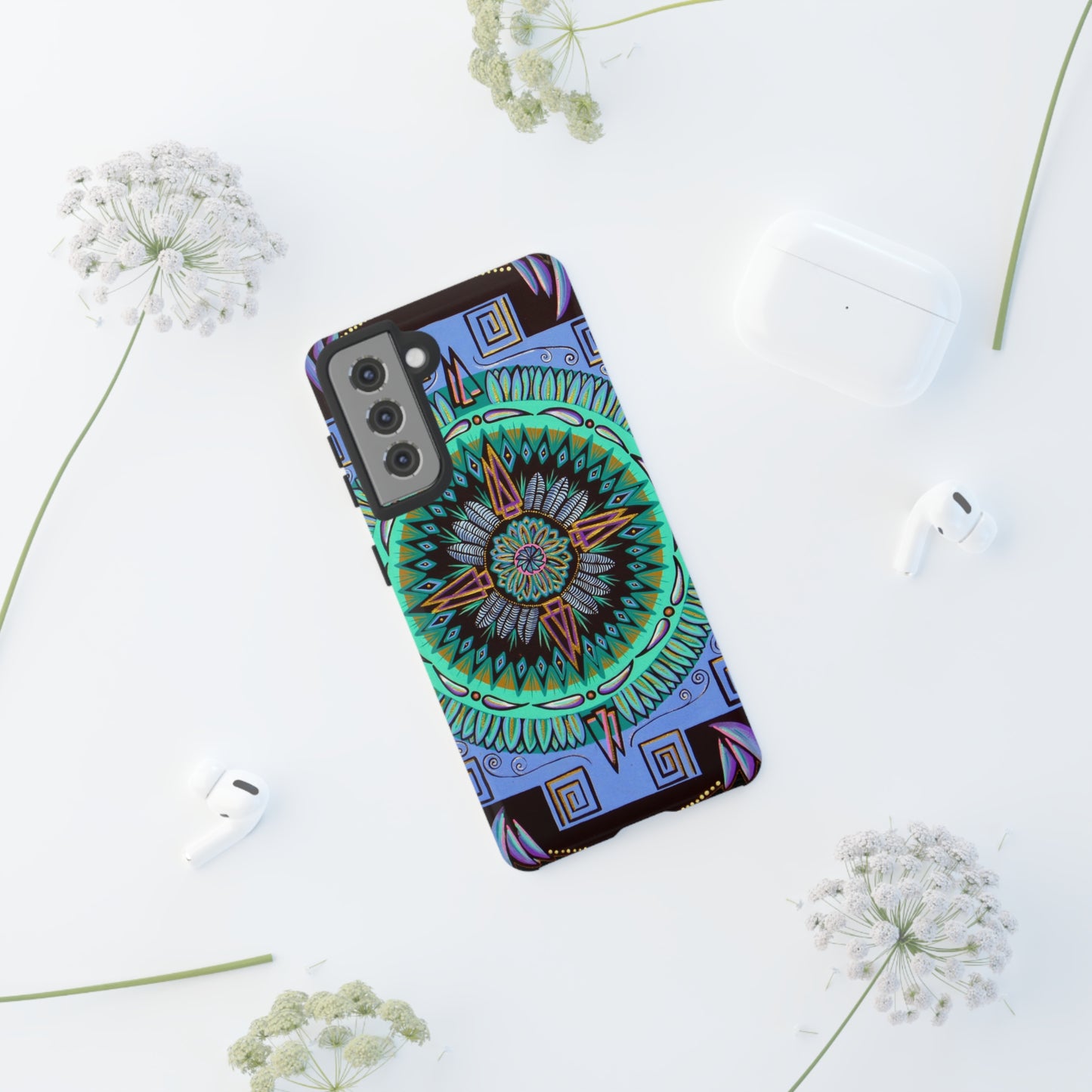 "Plumachakana" Art Phone Armor