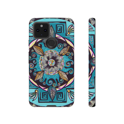 "Hojachakana" Art Phone Armor - Blue Flame Array Google Pixel 5 5G / Glossy Phone Case