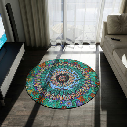 "Mandalavida" Mandala Rug