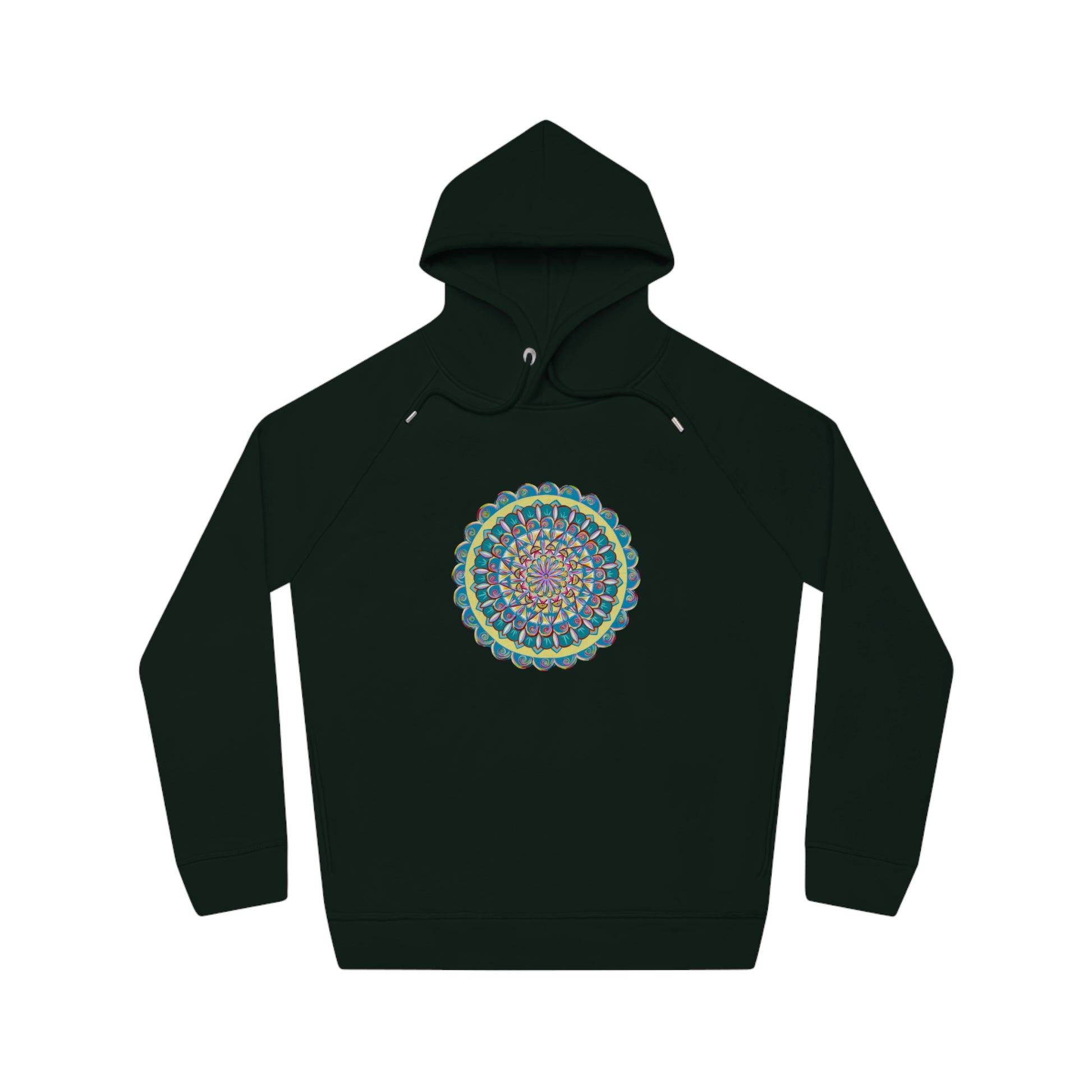 "Almandalayana" Lords & Ladies Organic Sider Hoodie - Blue Flame Array Black / XS Hoodie