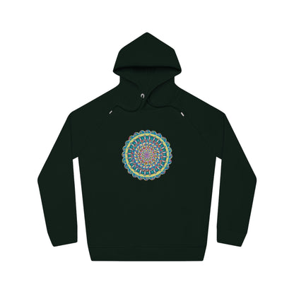 "Almandalayana" Lords & Ladies Organic Sider Hoodie - Blue Flame Array Black / XS Hoodie