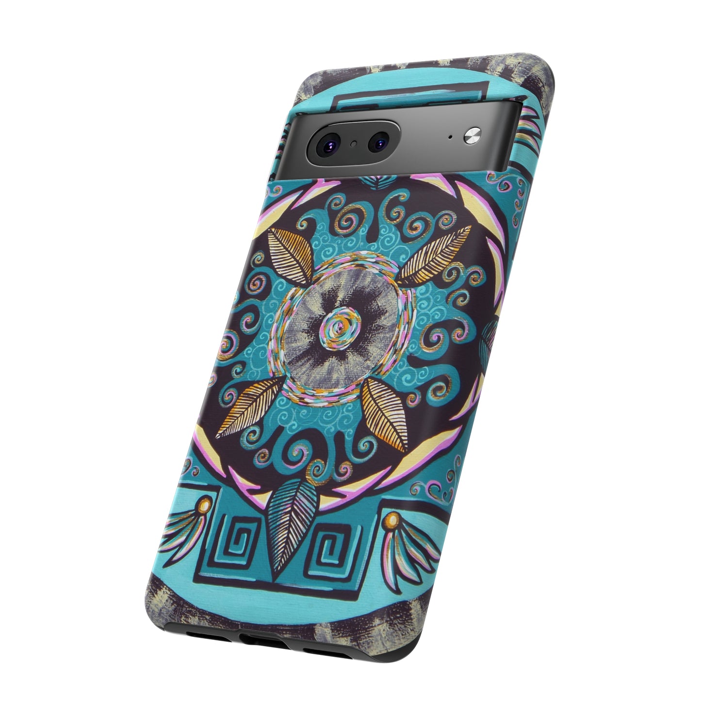 "Hojachakana" Art Phone Armor - Blue Flame Array Phone Case