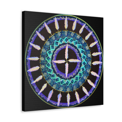 "Cuatro Vientos" Canvas Gallery Wraps - Blue Flame Array Canvas