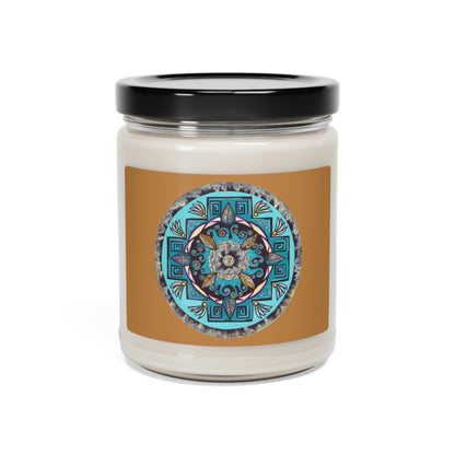 "Hojachakana" Scented Soy Candle - Blue Flame Array Home Decor