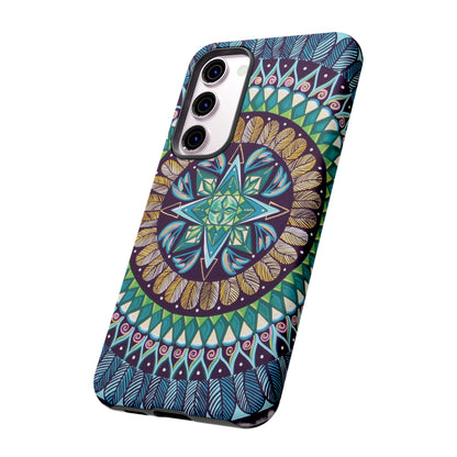 "AquilazurA Kryst'dala" Art Phone Armor - Blue Flame Array Phone Case