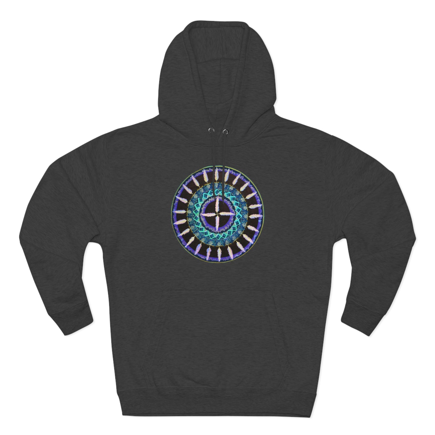 "Cuatro Vientos" Lords & Ladies Pullover Hoodie - Blue Flame Array Hoodie